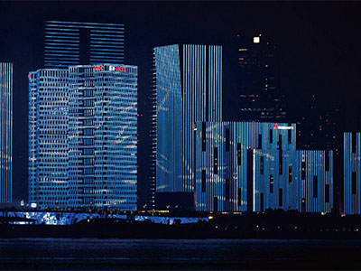 Nightscape Lighting in Hangzhou Marriott Hotel, Qianjiang