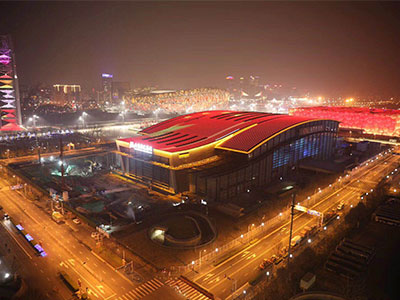 Nightscape Lighting in National Indoor Stadium