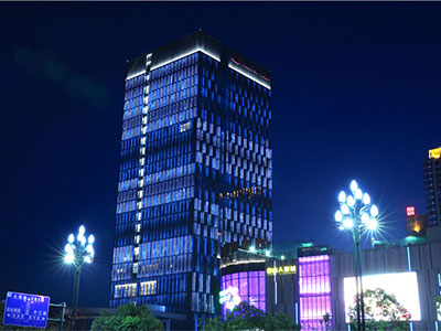 Nightscape Lighting in the Crowne Plaza Yibin