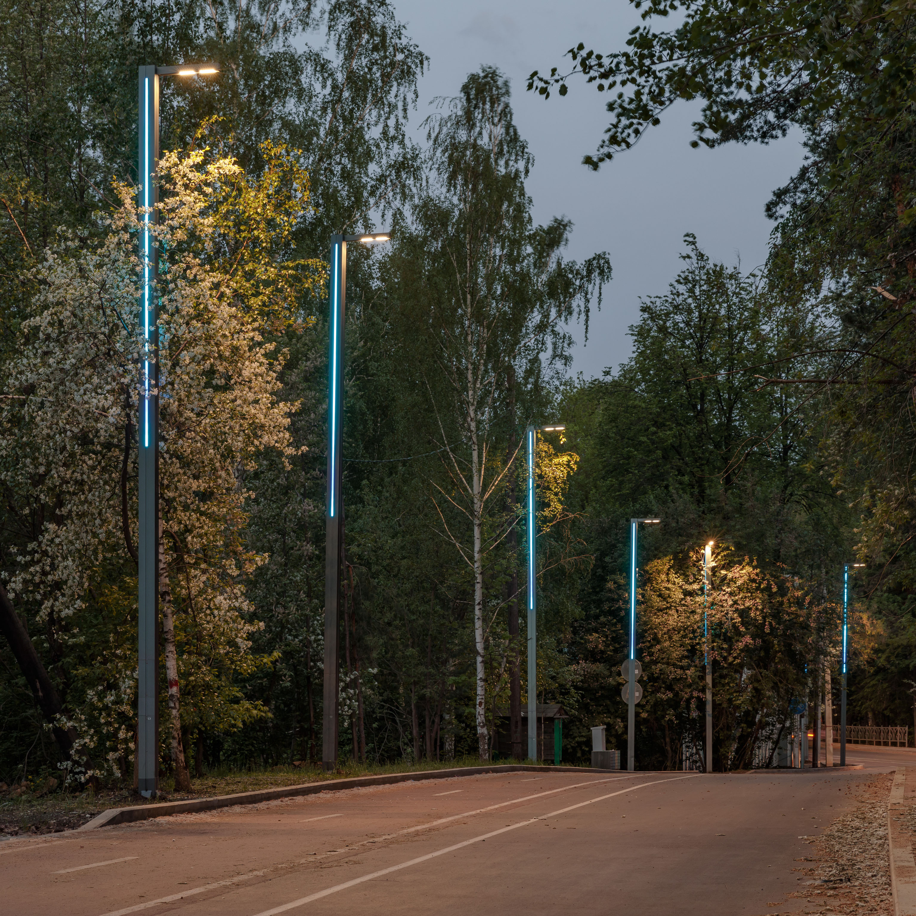 2021.6 Lighting of Sartash Forest Park，Yekaterinburg, Russia